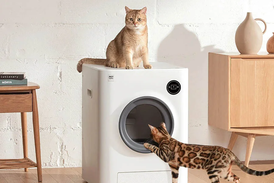 spinning litter box